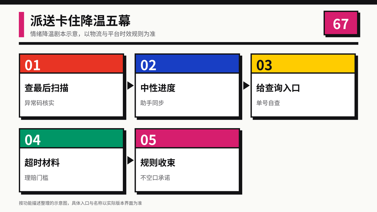 HelloWorld跨境电商助手派送卡住降温五幕示意图
