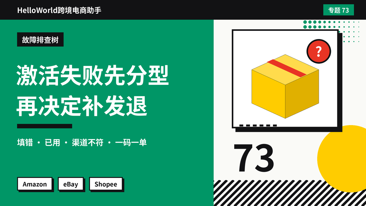 买家反馈激活码无效或已被占用？HelloWorld跨境电商助手核对发卡与补发的排查树
